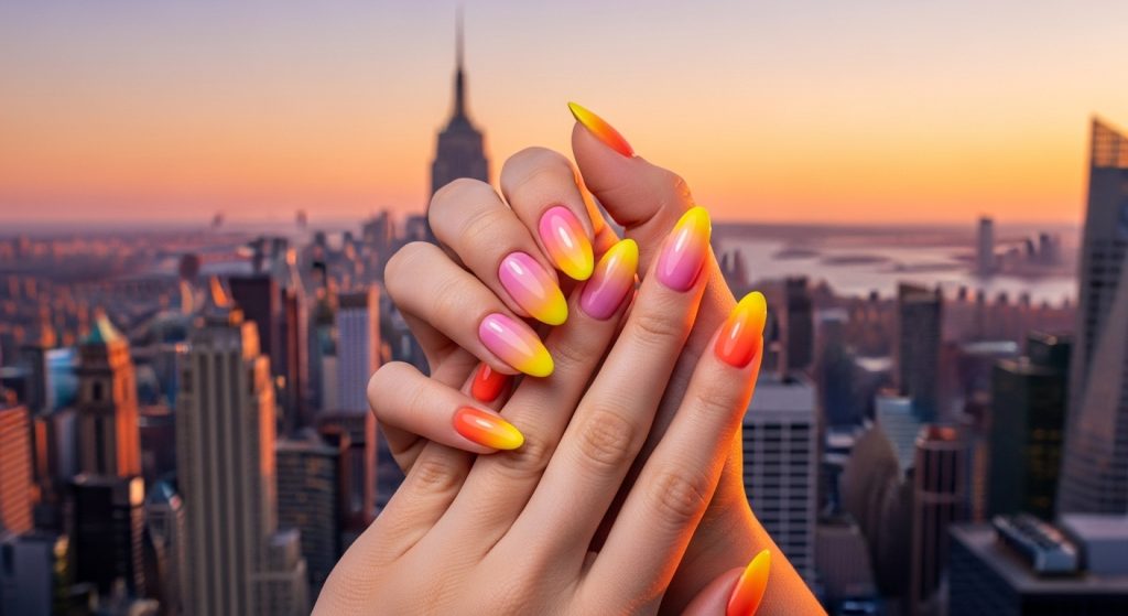Sunset Ombre Nails: NYC Rooftop Inspired Summer Nail Trends 2025 2 1d7502f5 528c 480c ae2d 6be29ea3796d