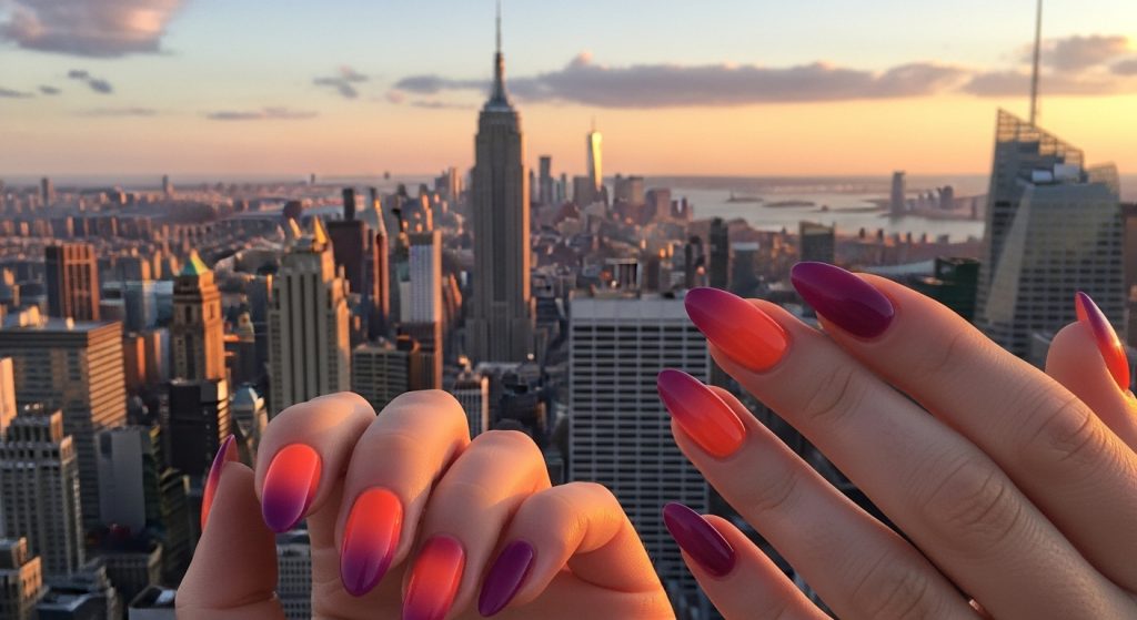 Sunset Ombre Nails: NYC Rooftop Inspired Summer Nail Trends 2025 1 2cf89a4f e067 4ff6 8e35 2e2745689279
