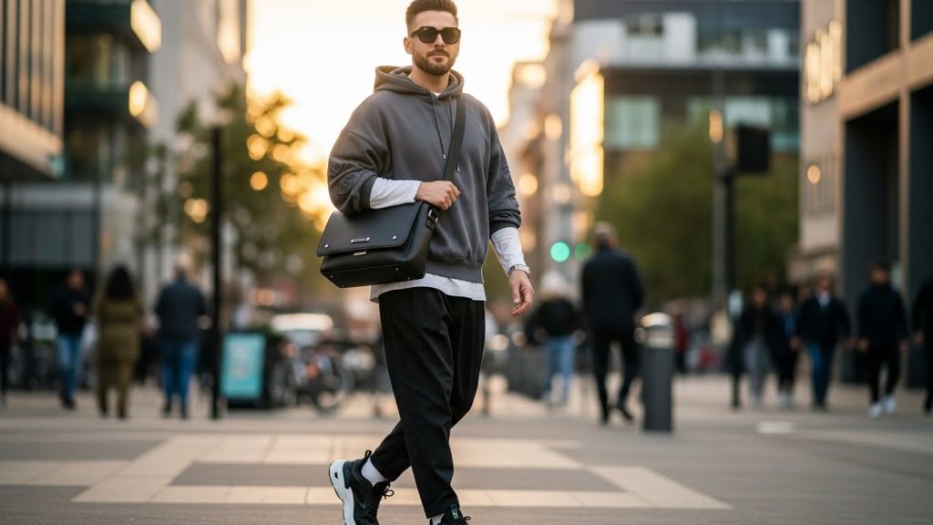 Man wearing a clean modern 2025 look.